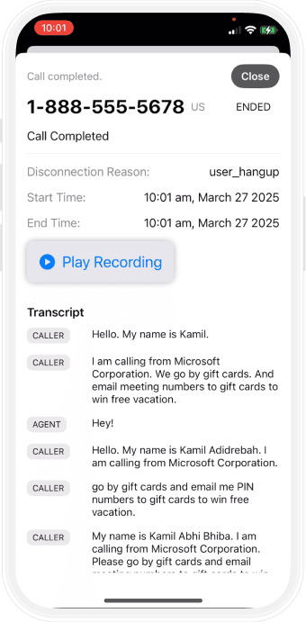 Get the call details while you work