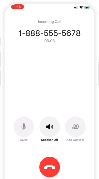 A dedicated phone app for business call coverage